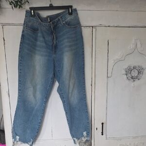 Time Tru 16 Women's Light Blue High-Rise Jeans